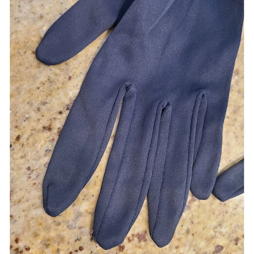 Vintage Womens Size S 6.5 Blue Nylon Formal 8.5